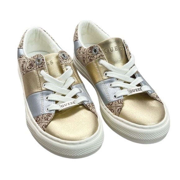 Guess Shoes - Guess Gold Lust Lace-Up Sneaker  Women's Size 8M